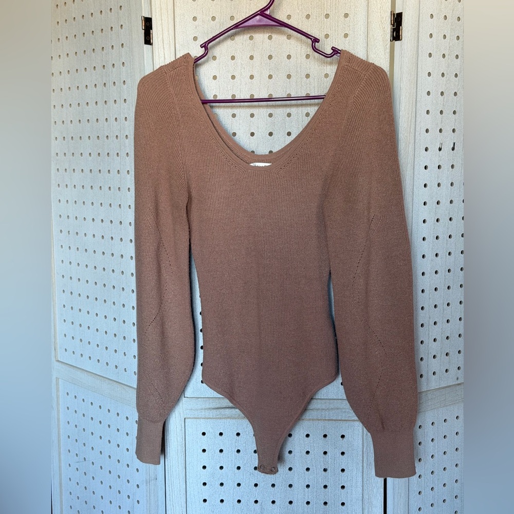 Abercrombie & Fitch Tan Knit Top